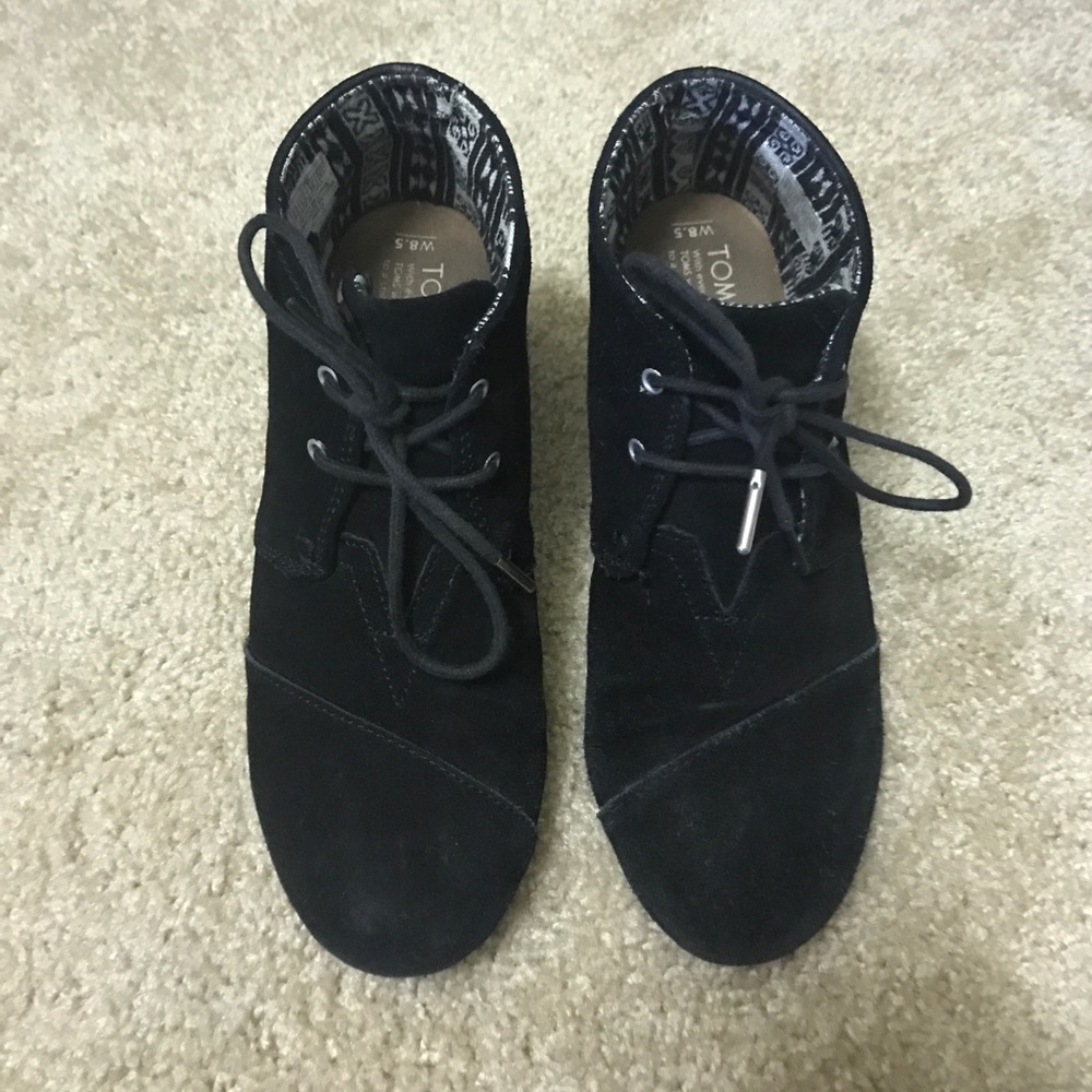Black Tom Suede Booties